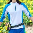 thumbnail image 4 of MHFRRA Camiseta de Manga Larga con Protección Solar para Mujer, Ligera, de Secado Rápido, para deportes Al Aire Libre, Senderismo y Montañismo. Blanco, 4 of 8