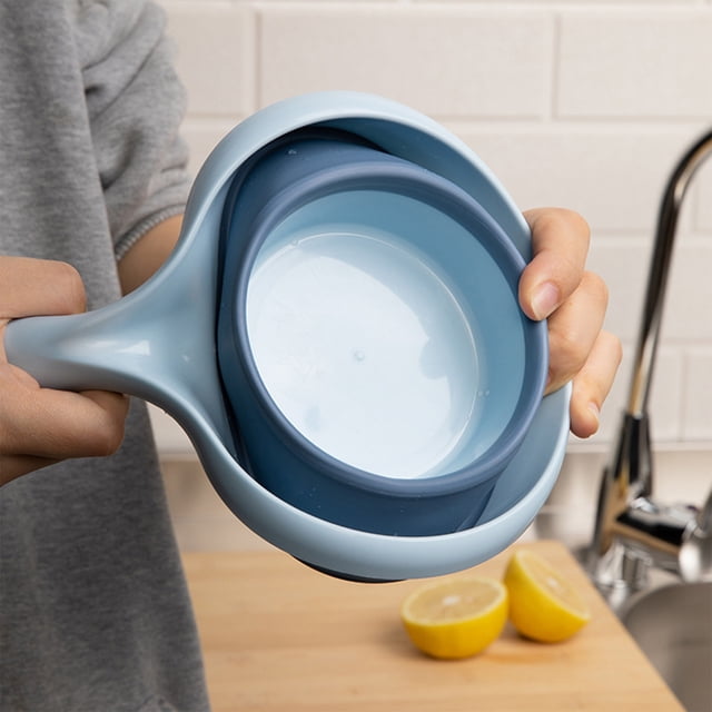 Taza Plegable Con Cuchara, Cucharón De Agua Plegable Multifuncional Para