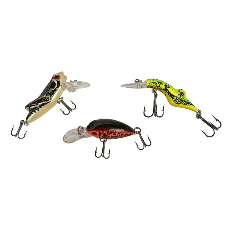 MeterMall 4pcs 3cm 6g Mini Fishing Lures Set With Feather Artificial