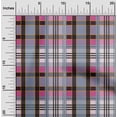 thumbnail image 1 of oneOone Organic Cotton Voile Fabric Madras Check Print Sewing Fabric BTY 42 Inch Wide, 1 of 4