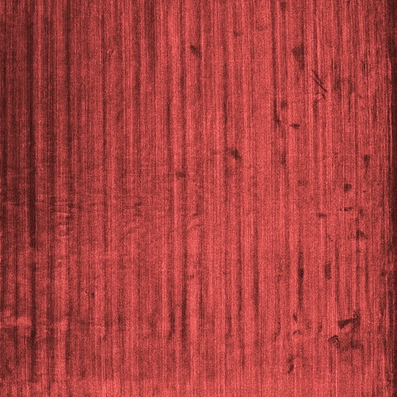 Ahgly Company Indoor Square Abstract Red Contemporary Area Rugs, 4' Square