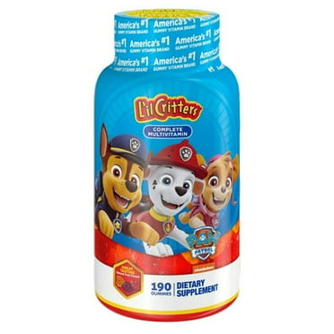L'il Critters Paw Patrol Multivitamin Dietary Supplements (Pack of 6)