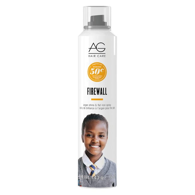 One Girl Can Firewall Argan Shine Flat Iron Spray Smooth by AG Care Limited Edition Walmart