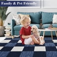 thumbnail image 4 of COZONY 2'x6' Navy Blue Runner Rug, Non-Shedding Carpet for Hallway, Entryway, Kitchen, Easy to Maintain, 4 of 12
