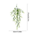 thumbnail image 5 of Artificial Flowers, Hanging Faux Flower Vine, Long Flower Garland for Wedding Party Wall Door Decor(White), 5 of 6