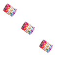 thumbnail image 4 of Langgg Hair Band Elastic Scrunchie Ponytail Holder Rings Accessories Color Random color random 4cm 3Set, 4 of 6