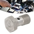 thumbnail image 4 of Accesorios de Pernos de Banjo, Adaptador de Freno de 12 mm Duradero M12X1.0 Prueba de Fugas Buena Cabeza de Sellado Con 2 Arandelas para Automóvil, 4 of 7