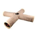 thumbnail image 1 of kusrkot Tunnel pour Chat Jouet Interactif Trou Pliable Chiot Khaki, 1 of 9