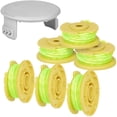 thumbnail image 1 of Rawiri AC80RL3 Carrete de repuesto para Ryobi One Plus+ 18V 24V 40V, 3m/0.080" Inalámbrico de un solo giro y tapas (6 carretes, 1 tapa), 1 of 6