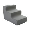 thumbnail image 1 of Dog Stairs Pet Steps Ramp Puppy Stairs Convenient Cat Stairs Dog Steps Removable L 3 Step Grey, 1 of 9