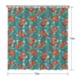 thumbnail image 5 of Boho Style Shower Curtain Pioneer Floral Floral Vintage Retro Shower Curtain for Bathroom Home Decor Bathtubs Waterproof Fabric Curtain with 12 Hooks 72x72in, 5 of 5