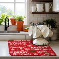 thumbnail image 2 of Red Christmas Drying Mat for Kitchen Counter 16" X 18" Christmas Dish Drying Mat for Kitchen Decor Red Xmas Drying Mats For Home Counter Drying Mats For Dishes Dish Mat Drying Mat, 2 of 8