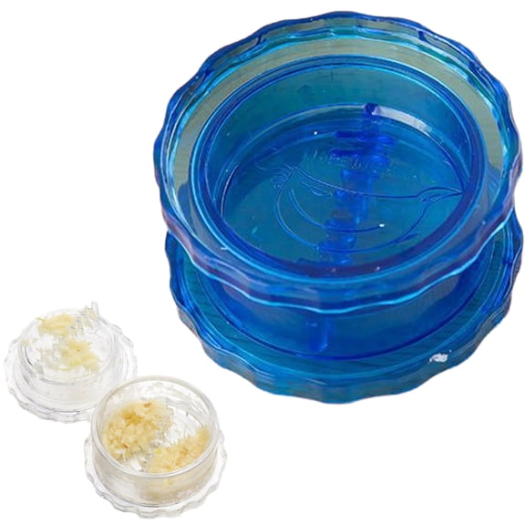 Garlic Crusher Mincer Tool, Manual Garlic Grinder Box, Multi-Use Ginger & Spice Chopper, Mess-Free Plastic Garlic Press Kitchen Gadget