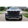 thumbnail image 5 of 3pc Super Bright White Full LED Center Grille Running/Position Lights w/Mounting Brackets, For 2019/2020-up Chevrolet Silverado 1500 2500HD 3500HD (Dark Smoked Lens), 5 of 9