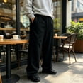 thumbnail image 6 of IAJDKMEK Men's Fleece Lined Jogger Sweatpants - Elastic Drawstring, Casual Sweatpants for Men, Trendy Pants for Street and Sports, 6 of 9