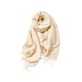 thumbnail image 2 of Lumtrix Womens Scarf Oversized Solid Color Tassel Shawl Wrap Warm 70.87 Inch Long Scarf Beige One Size, 2 of 9