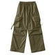 thumbnail image 3 of WILLBEST Pantalones Casuales elegantes para Mujer, Pantalones Cargo de Cintura Alta, Pantalones Holgados de Corte Relajado con Bolsillos para Mayor Comodidad y Versatilidad a Diario. XXXL, 3 of 3