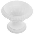thumbnail image 4 of HLONK Plastic Urn Planter Roman Column Flower Pot White 20CM, 4 of 5