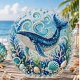thumbnail image 5 of Ocean Pearl Art DIY Hanging Ornament Kit, Coastal Suncatcher Diamond Craft Kit for Adults, Easy Matching Symbol Design Relaxing Leisure Handicraft B, 5 of 8