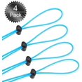 thumbnail image 1 of Bungee Goggle Strap Kit(4-Pack), Adjustable Replacement Swimming Goggle Straps with Cord Lock Clamp for Swim Goggles Anti Fog Racing Kids Goggles |Universal Durable, One Size Fits All, 1 of 4