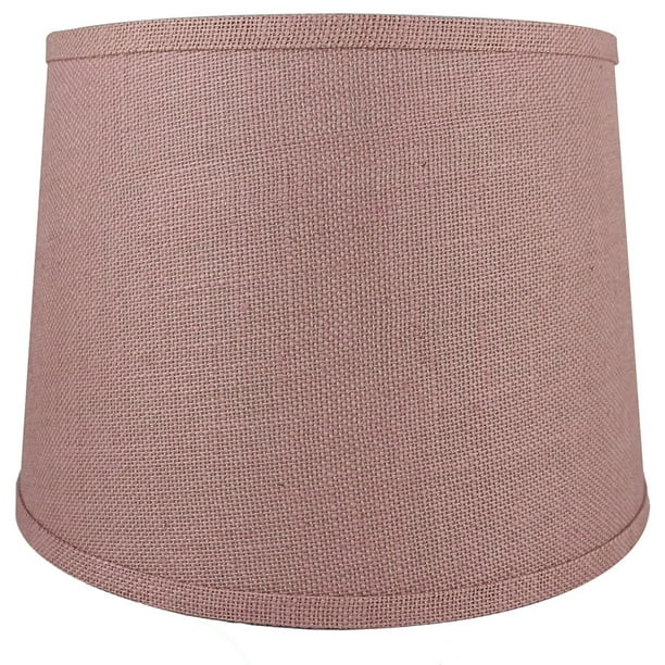Urbanest French Drum Burlap Lampshade 10 X12 8 5 Dusty Rose Com Urbanest French Drum Burlap Lampshade, Dusty Rose Lamp Shade
