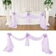 thumbnail image 4 of Tela de Organza transparente Bowknot tul fiesta boda de lavanda Colcomx Corredor de la tabla, 4 of 6