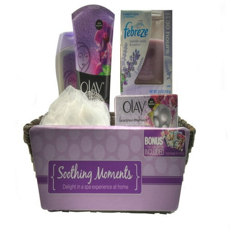 Olay Indulgent Spa at Home Gift Basket with Bonus Free Magazine Subscription (Value Saving $28.00 + Coupon Booklet for additonal savings)
