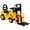 Yellow 631, variant on Ride On Excavator Toy for Toddlers 3+ Years Old, Yellow Black PP Digger Scooter with Storage Basket, Movable Walker Construction Truck for Indoor Outdoor Play