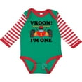 thumbnail image 3 of Inktastic 1st Birthday Racing Car Boys Boys Long Sleeve Baby Bodysuit, 3 of 5
