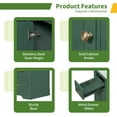 thumbnail image 5 of Euroco 36" Bathroom Vanity without Sink, Cabinet Base Only, Six Drawers, Multi-Functional Drawer Divider, Adjustable Shelf, Green, 5 of 9