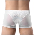 thumbnail image 4 of ibuvkizy Mens Underwear,Men's Fashion Briefs,Men Casual Fashion Solid Patchwork Sexy Underwear Low Waist Breathable Briefs,Briefs Gifts,Mens Boxer Briefs, 4 of 4