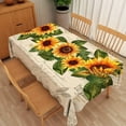 thumbnail image 1 of Yanluna Sunflower Rectangle Tablecloth  Vintage Farmhouse Waterproof Durable Tablecloth for Home Kitchen Dining Room Outdoor Picnic Mat, 1 of 6