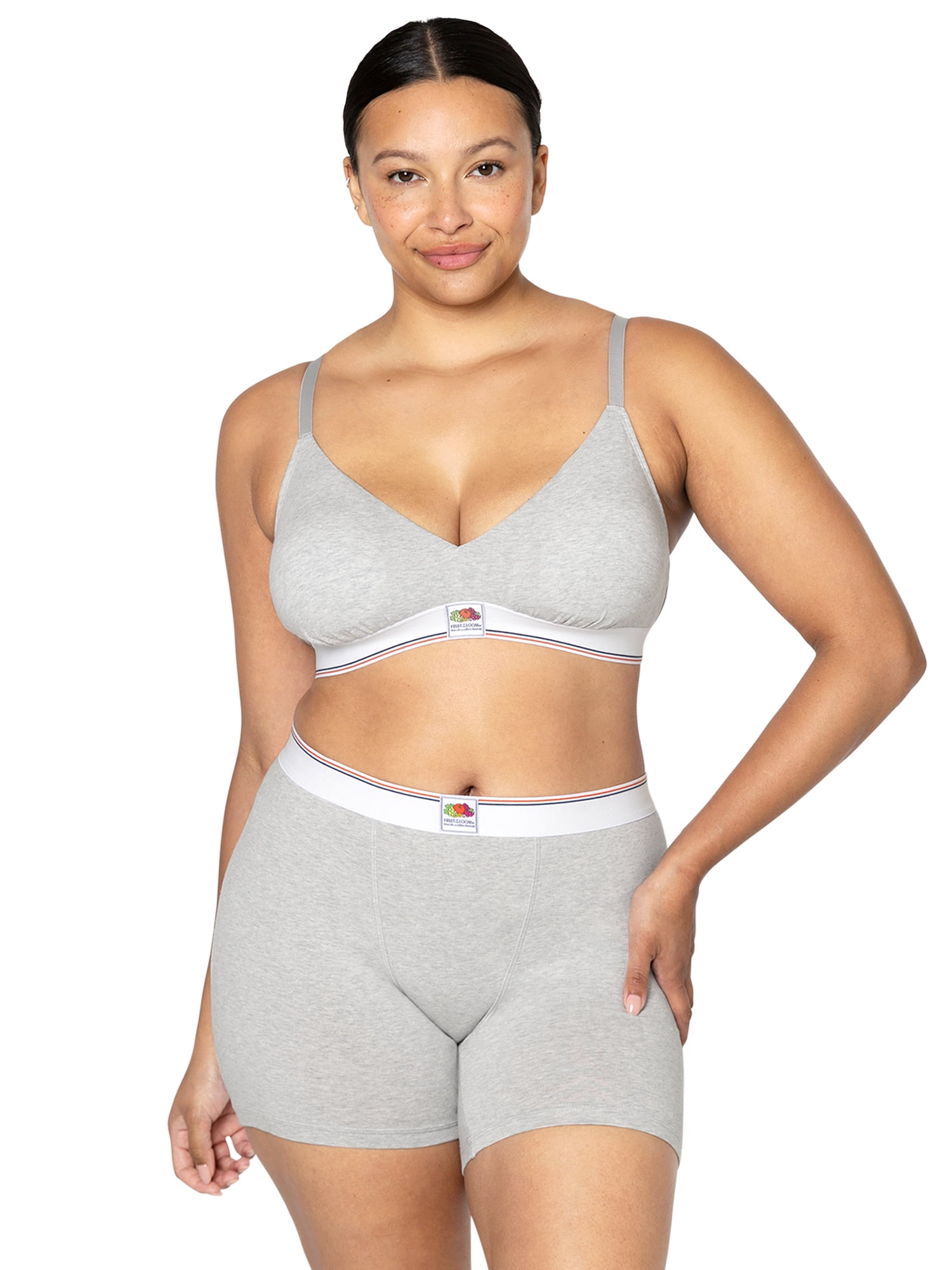 fresh collection by Fruit of the Loom Women's Cotton Triangle Bralette