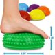 thumbnail image 2 of 6pcs Semi-circle Yoga Aid Ball (Durian Ball - Yellow + Red + Purple + blue + Green + Orange + Pump), 2 of 5