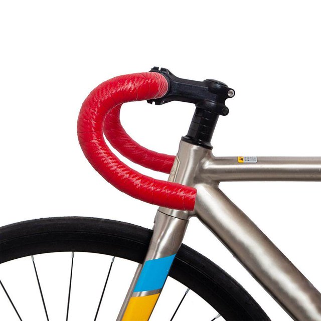 thinsony Vélo Guidon Rubans Confort Vélo Barre Bande EVA Vélo Poignée Wrap Rouge