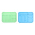 thumbnail image 1 of EeaseMX 2 bandejas de plástico para tratamiento bucal, mini bandejas de almacenamiento (colores surtidos), 1 of 8