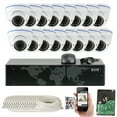 thumbnail image 1 of GW Security 5MP 1920p 16 Channel NVR Network Security Camera System - 16 x HD 5MP 1080P 2.8~12mm Varifocal Zoom Weatherproof Dome PoE IP Camera, 1 of 12