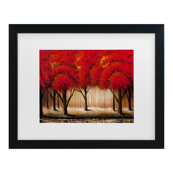 Trademark Fine Art 'Parade of Red Trees II' Canvas Art by Masters Fine Art