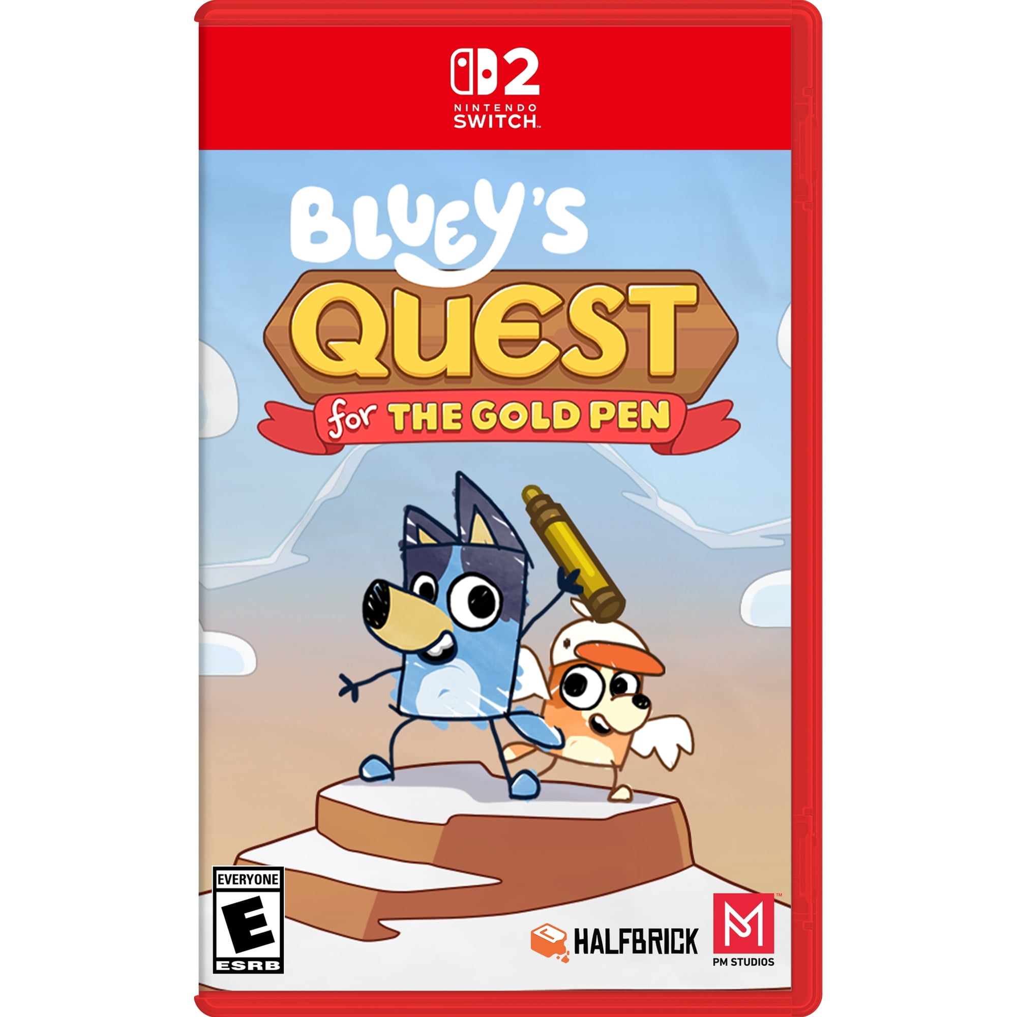 Bluey's Quest for The Gold Pen, Nintendo Switch 2 Game