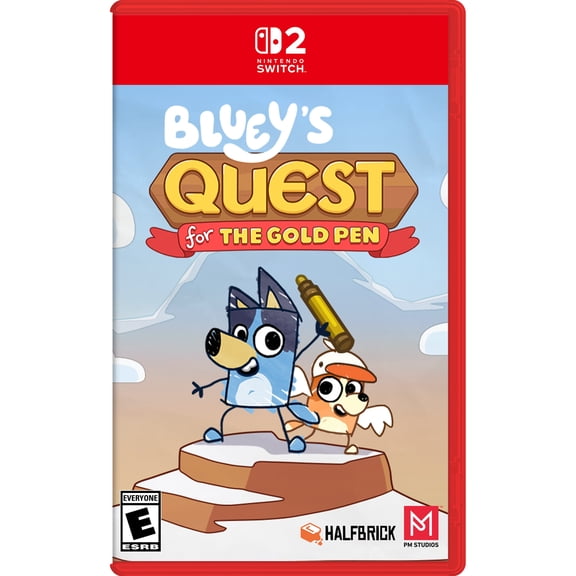 Bluey's Quest for The Gold Pen, Nintendo Switch 2 Game