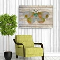 thumbnail image 3 of Idea4wall Vintage Canvas Wall Art Colorful Butterfly Canvas Prints for Home Wall Decor, 24"x36", 3 of 5