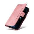 thumbnail image 4 of TECH CIRCLE for iPhone 12 Pro/12 6.1 inch Case,Luxury PU Leather Soft TPU Full Body Protection Magnetic Flip Holder Wallet Card Slots with Wrist Strap Shockproof Cover.For iPhone 12 Pro / 12 6.1",Pink, 4 of 11