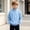 Light Blue, variant on FSYBOA Boys Half Zip Sweatshirts Size 12-14, Solid Color Casual Long Sleeve Fall Kids Pullover Tops Black