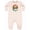 Natural Heather, variant on Pinball Retro Arcade Game Baby Fleece Romper
