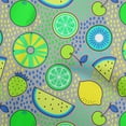 thumbnail image 1 of oneOone Georgette Viscose Medium Yellow Fabric Tropical Fruit Fabric For Sewing Printed Craft Fabric By The Yard 42 Inch Wide, 1 of 6