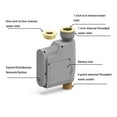 thumbnail image 1 of mmirethe Zigbee Smart Watering Timer Valve Single Cycle Sprinkler Drip Irrigation Systems Automatic Water Flowing Controller, 1 of 6