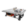 thumbnail image 1 of 7in Table Top Wet Tile Saw Diamond Blade AntiSplash System Detachable Table Support Rugged, 1 of 5