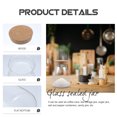 thumbnail image 3 of OULII Cookie Jar with Lid Transparent Airtight Glass for Kitchen Organization 1Set, 3 of 6