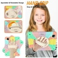 thumbnail image 5 of kids Case for iPad Pro 11(2022/2021/2020/2018)/ iPad Air 5/4th Gen Case 10.9 inch (2022/2020), Military Grade Drop Protection with Hand/Shoulder Strap Rotating Stand Pencil Holder, A, 5 of 6