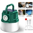 thumbnail image 1 of Oliegs Heated Blanket 1 PCS Camping Light Solar Flashlight Mobile Phone Charging USB Rechargeable LED Camping Light Foldable Portable Suitable For Emergency Power Outage Storm Chocolate, 1 of 5